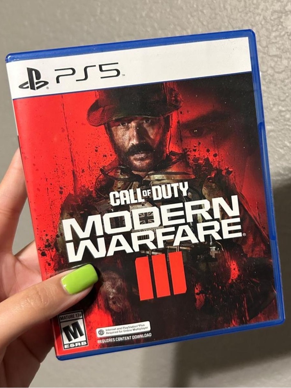 Sony PlayStation 5 Game - Blue Case with Red Cover Art